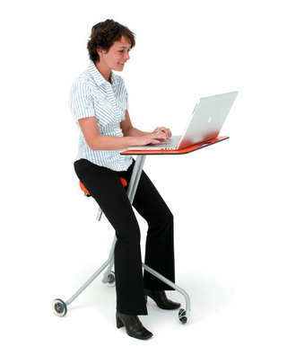 Illustration for article titled Scooterdesk to Open New Office Chair Racing Era